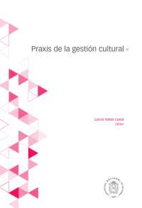 Caratula del libro Praxis de la Gestión Cultural